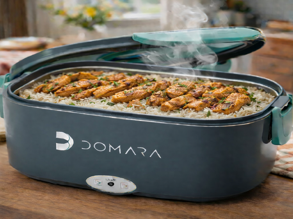 tiras de pollo marinado con arroz basmati